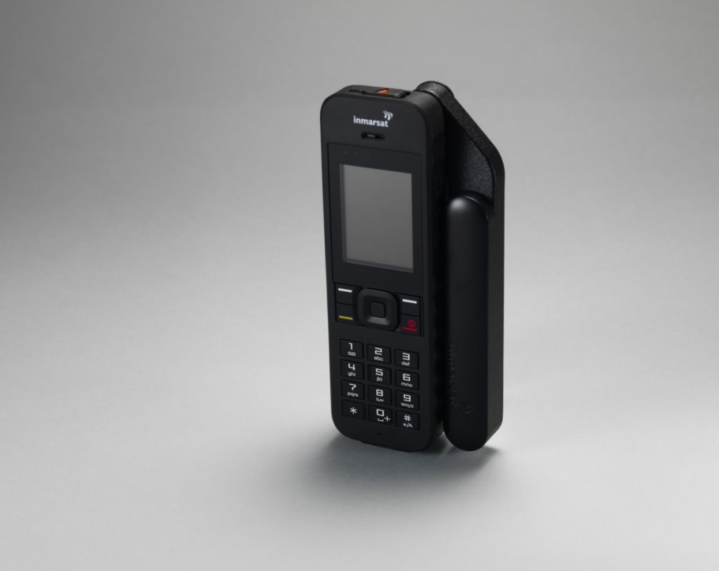 IsatPhone 2 standing upright
